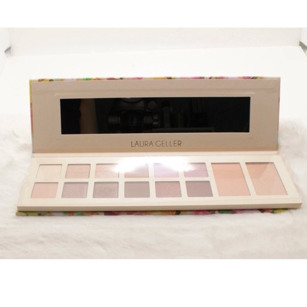 NIB Laura Geller SWEET AS SUGAR 12 Pan Eyeshadow Palette 1 Highlighter & 1 Blush - Picture 8 of 9